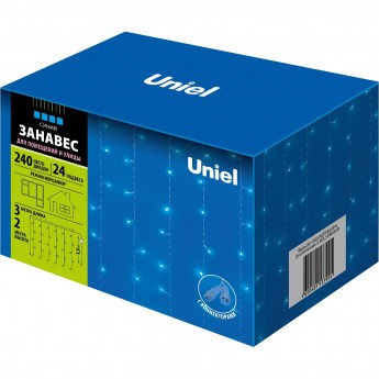Гирлянда UNIEL ULD-C3020-240/TTK BLUE IP44 Гирлянда UNIEL ULD-C3020-240/TTK BLUE IP44