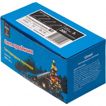 Гирлянда UNIEL ULD-S0300-200/DGA MULTI IP20 FIRECRACKER Гирлянда UNIEL ULD-S0300-200/DGA MULTI IP20 FIRECRACKER