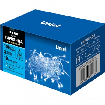 Гирлянда UNIEL ULD-S1000-100/DTA WHITE IP20 Гирлянда UNIEL ULD-S1000-100/DTA WHITE IP20
