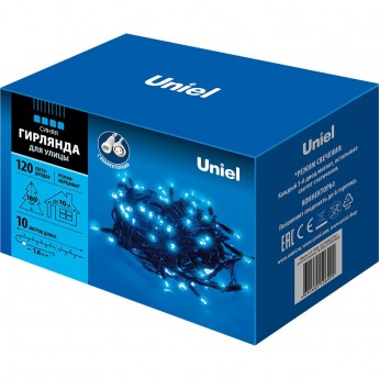 Гирлянда UNIEL ULD-S1000-120/TBK BLUE IP67 Гирлянда UNIEL ULD-S1000-120/TBK BLUE IP67