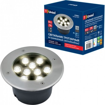 Светильник UNIEL ULU-B12A-9W/2700K IP67 GREY Светильник UNIEL ULU-B12A-9W/2700K IP67 GREY