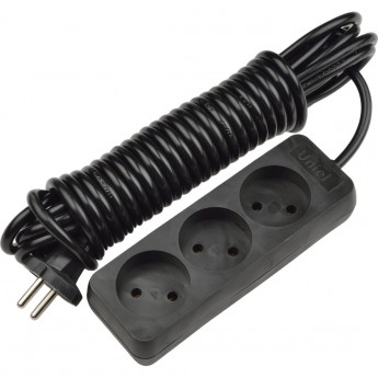 Удлинитель UNIEL S-CD3-3 BLACK Удлинитель UNIEL S-CD3-3 BLACK